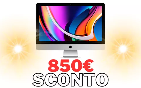 850€ DI SCONTO! PAZZIA iMac Apple al 41% di sconto SOLO PER OGGI