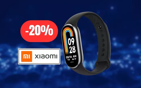 Xiaomi Smart Band 8 al 20% di sconto su Amazon: monitoraggio social e salute al top