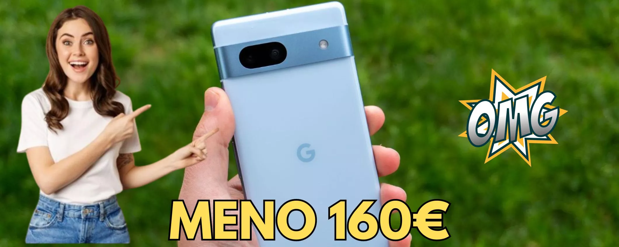 Google Pixel 7a, l'esperienza Android in purezza con uno sconto mai visto! MENO 31 PER CENTO!