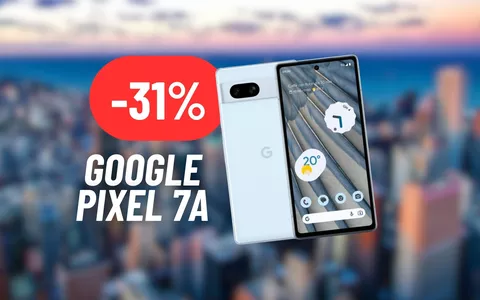 CALA A PICCO IL PREZZO del Google Pixel 7a su Amazon: offerta imperdibile