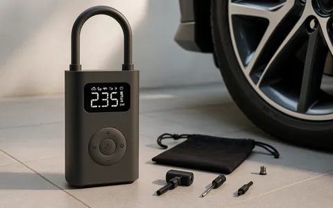Mai più ruote a terra con il Mini compressore portatile Xiaomi a meno di 40€
