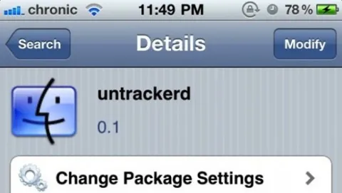 Untrackerd: una app su Cydia per bloccare la memorizzazione della posizione di iOS