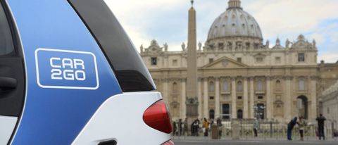 car2go, car sharing con le Smart a Roma