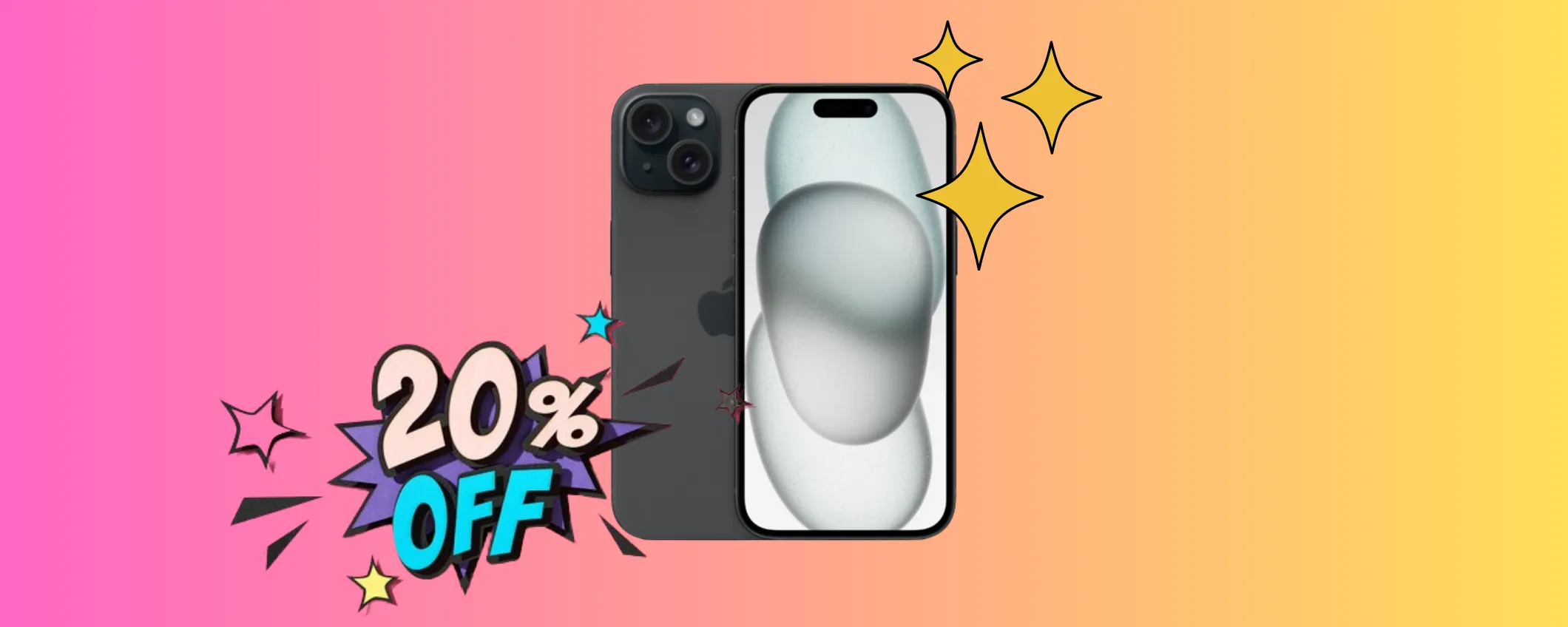 Apple iPhone 15: oggi è in offertona e lo paghi quasi 180€ in meno