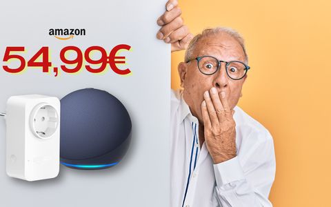 Echo Dot 5ª gen 2022 + Presa Smart Amazon: SCONTO BOMBA 35%