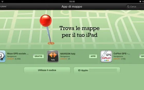 Debutta la sezione Mappe su App Store