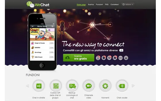 WeChat: la chat sicura, divertente e facile da usare