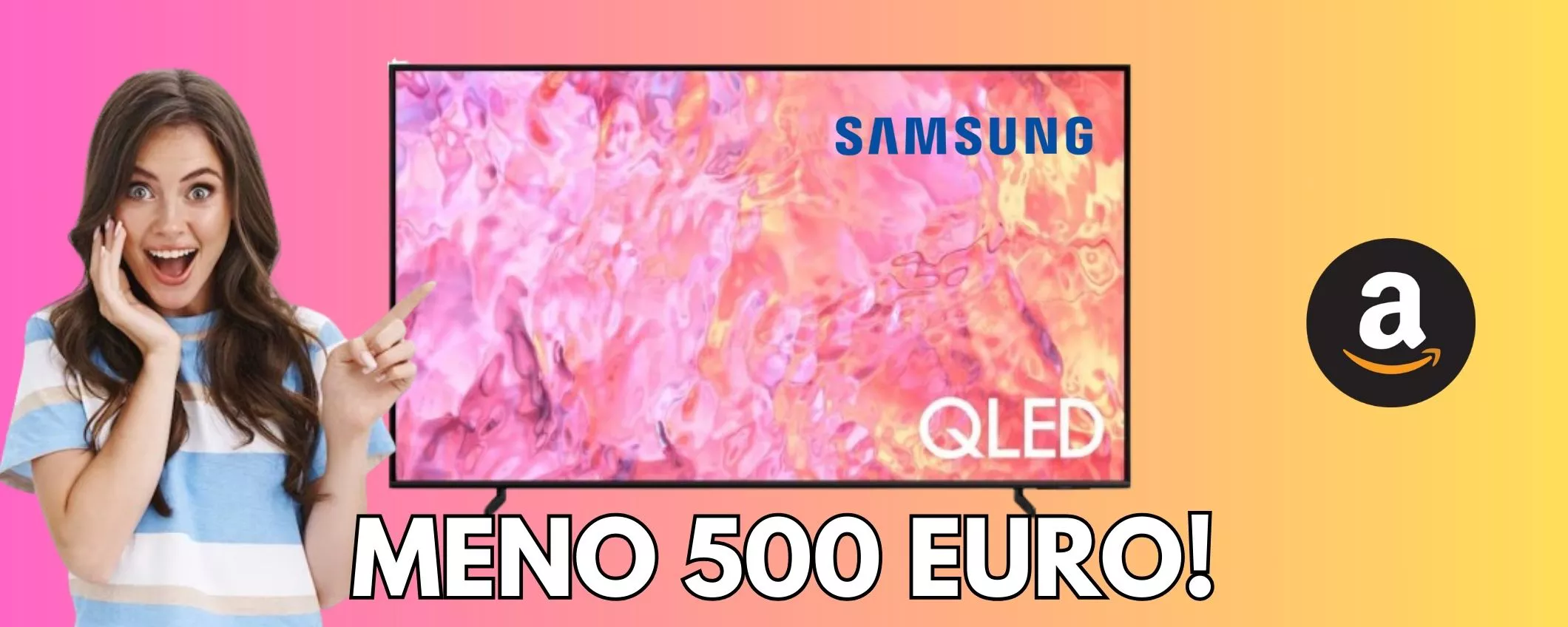 Samsung Smart TV 65 pollici, il prezzo crolla, sconto esagerato MENO 500 euro!