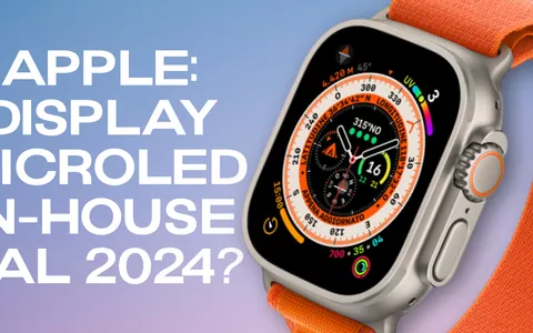 Apple farà tutto da sola, anche i display: si parte nel 2024, con i MicroLED per Apple Watch Ultra