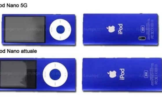 Mock-up del prossimo iPod Nano con fotocamera