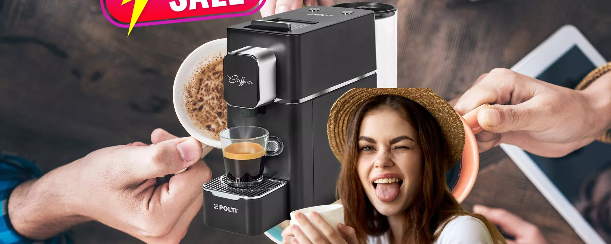 Altro che capsule: con questa macchinetta del caffè risparmiate!