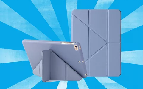 Custodia per iPad Mini Origami: colorata, pratica e prezzo SUPER