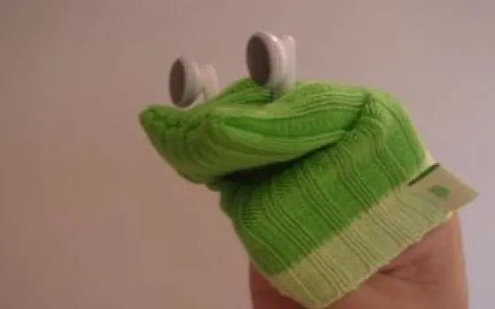 iPod sock puppet