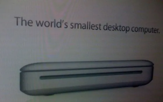 La foto del nuovo Mac mini?