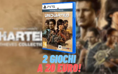 Uncharted: Raccolta L'Eredità dei ladri, 2 giochi PS5 a meno di 20