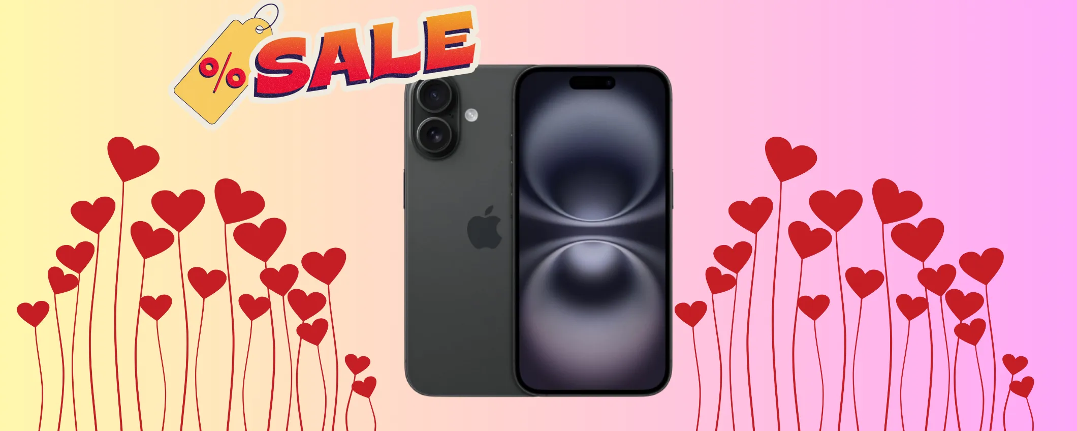 Offertona di San Valentino: Apple iPhone 16 a 130€ in meno su Amazon