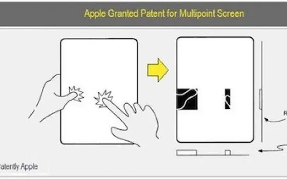 Apple: ancora brevetti sul Multi Touch