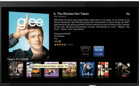 Aggiornamento Software anche per Apple TV