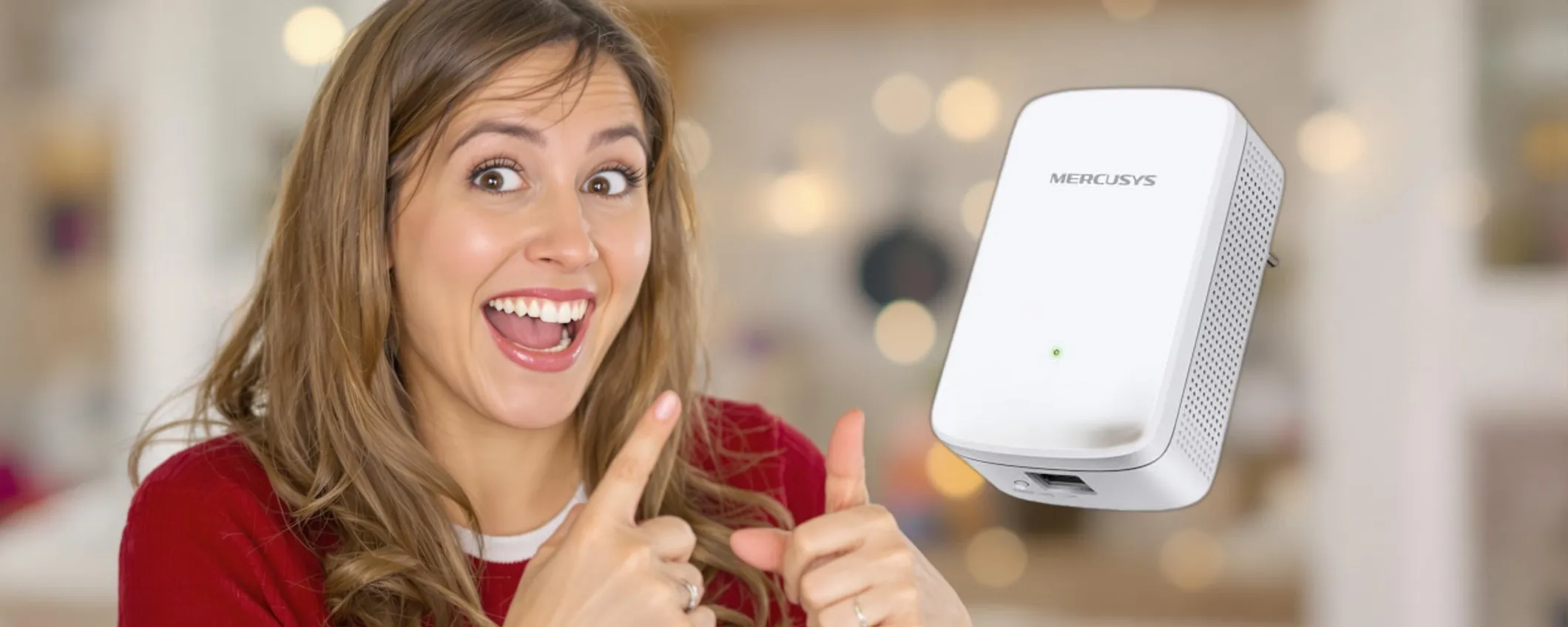 Offerta imperdibile: il ripetitore Wi-Fi Mercusys TP-Link a soli 8,99€!