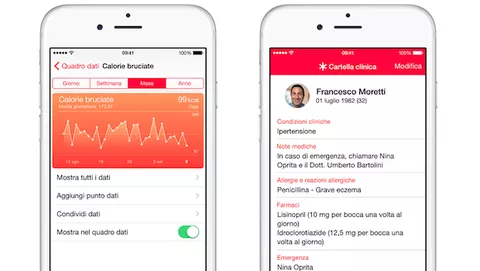 Creare una Cartella Clinica personale nell'app Salute su iPhone
