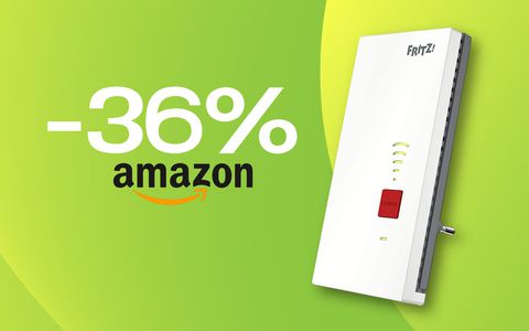 Ripetitore Wi-Fi FRITZ! 2400 in PROMO su Amazon: lo sconto del 36% è un boost per la tua connessione