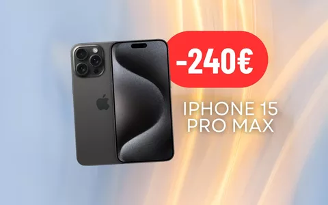 iPhone 15 Pro Max in offerta su Amazon: risparmia 240€