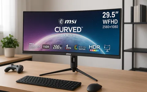 Monitor curvo da gaming MSI in sottocosto: ancora per poco su Amazon