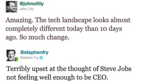 Le reazioni a caldo sulle dimissioni di Steve Jobs