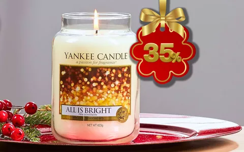 Scopri il Profumo del Natale: Yankee Candle All is bright a Soli 22€ su Amazon!