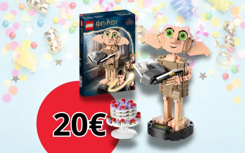 Lego Harry Potter: Dobby L'Elfo al MINIMO STORICO su Amazon