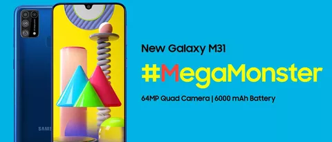 Samsung Galaxy M31, annuncio il 25 febbraio