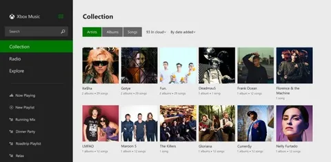 Windows 8.1 app: Xbox Music