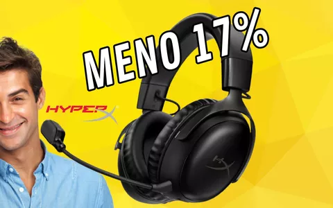 HyperX Cloud III Wireless, audio Premium spettacolare, il prezzo di più col MENO 17 PER CENTO!