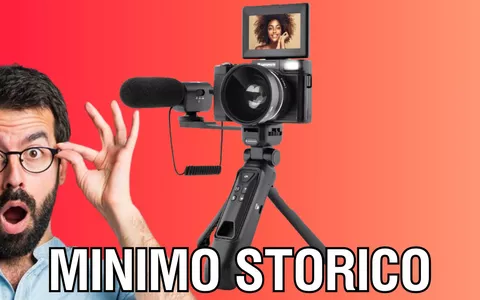AGFA PHOTO Kit Vlogging: MINIMO STORICO praticamente metà prezzo!