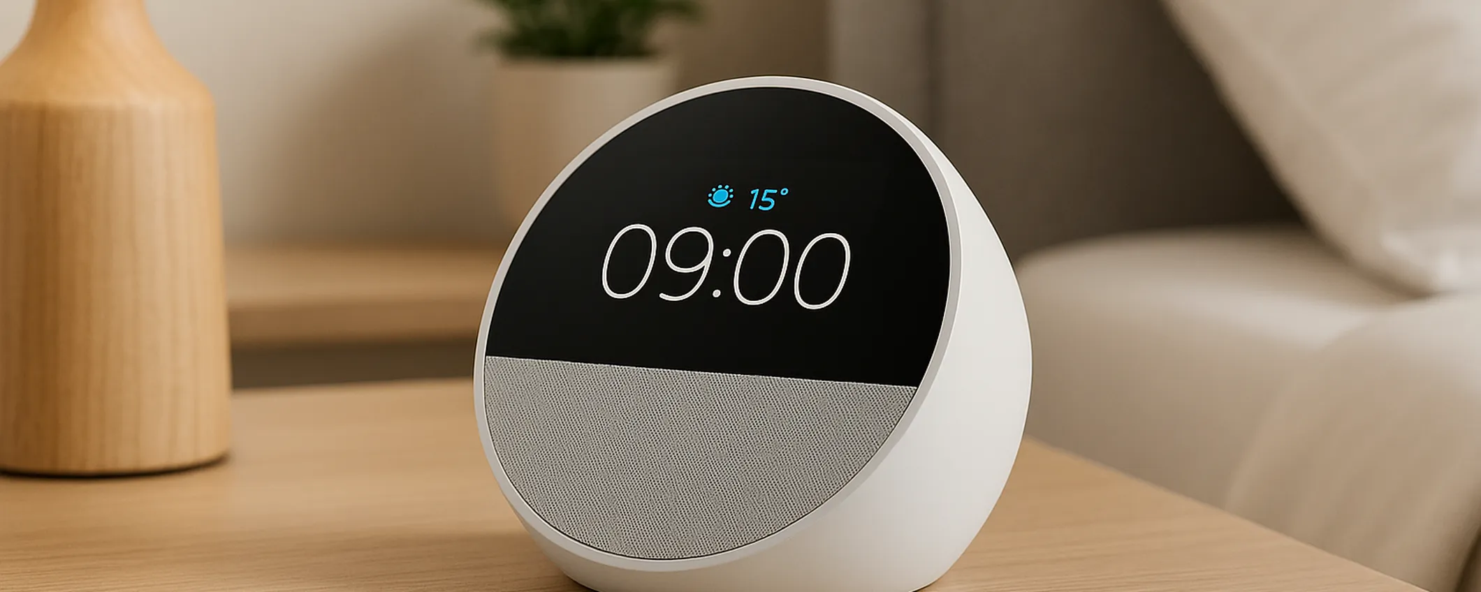 Rendi casa sempre più smart con l'Echo Spot di Amazon a soli 69€