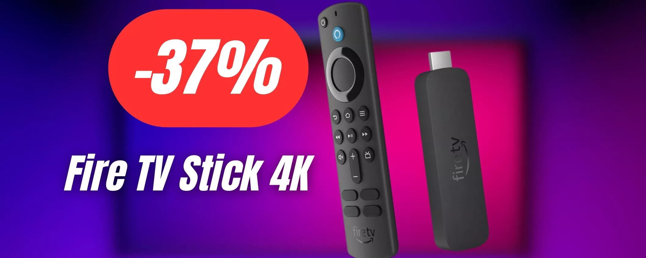 Prime Day anticipato: maxi offerta sul Fire TV Stick 4K (-37%)