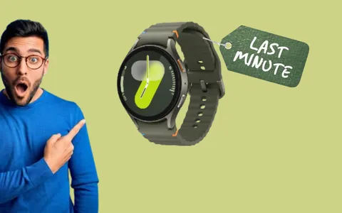 Samsung Galaxy Watch7 scontatissimo al -37%: oggi è tuo a 130€ in meno