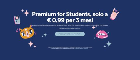 Spotify Premium in offerta per gli studenti