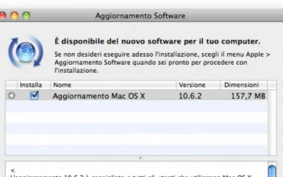 Apple rilascia Mac OS X 10.6.2