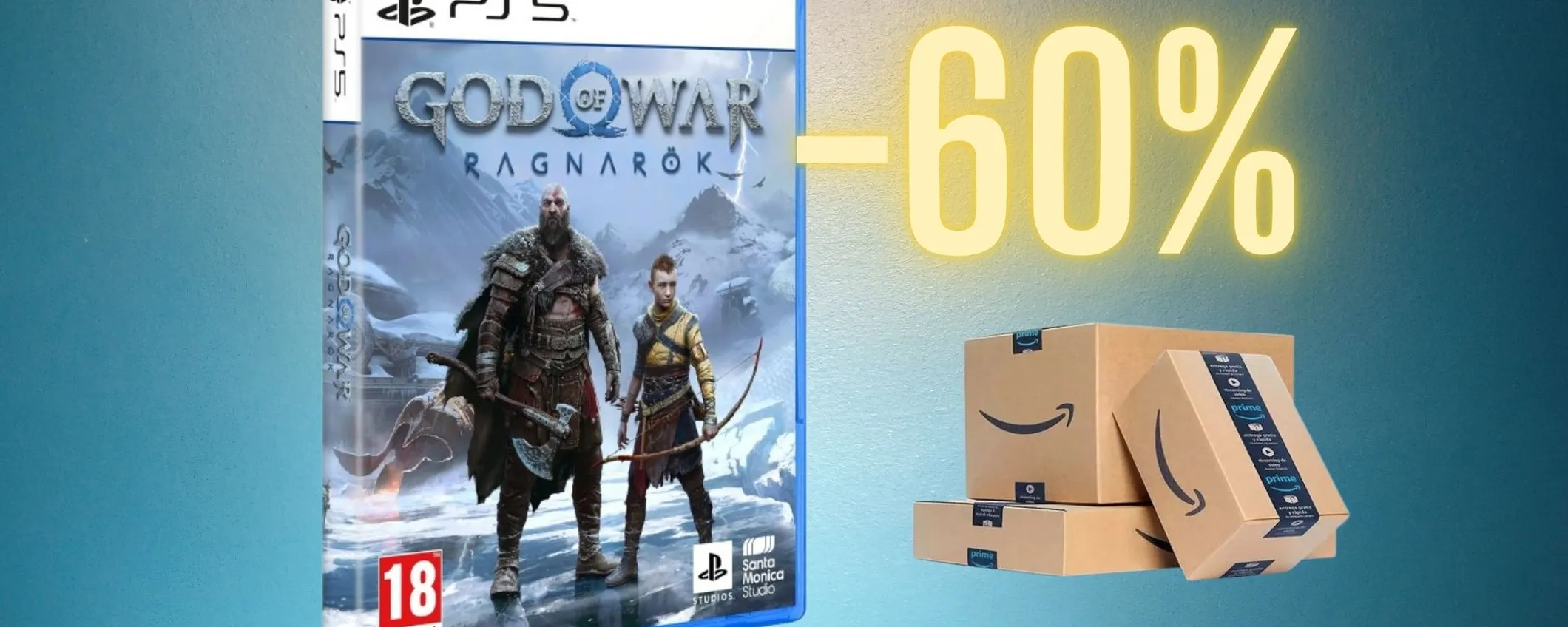 God of War: Ragnarok, il capolavoro per PS5 al 60% di sconto
