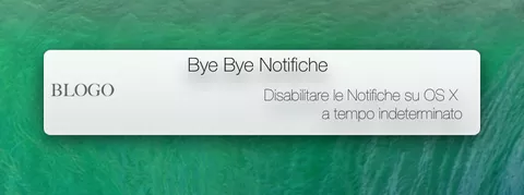 OS X, Disabilitare per sempre le notifiche ('Non Disturbare' perpetuo)
