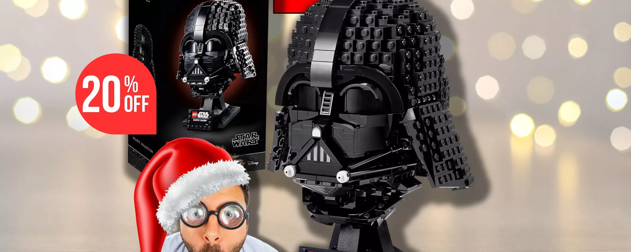 REGALO INCREDIBILE: Lego STAR WARS con Casco di Darth Vader a pochissimo!