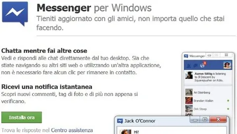 Facebook Messenger per Windows disponibile per il download