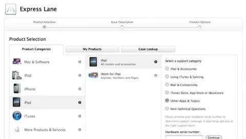 Express Lane, il servizio di supporto online di Apple