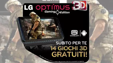 LG Optimus 3D Gaming Edition regala 14 giochi 3D