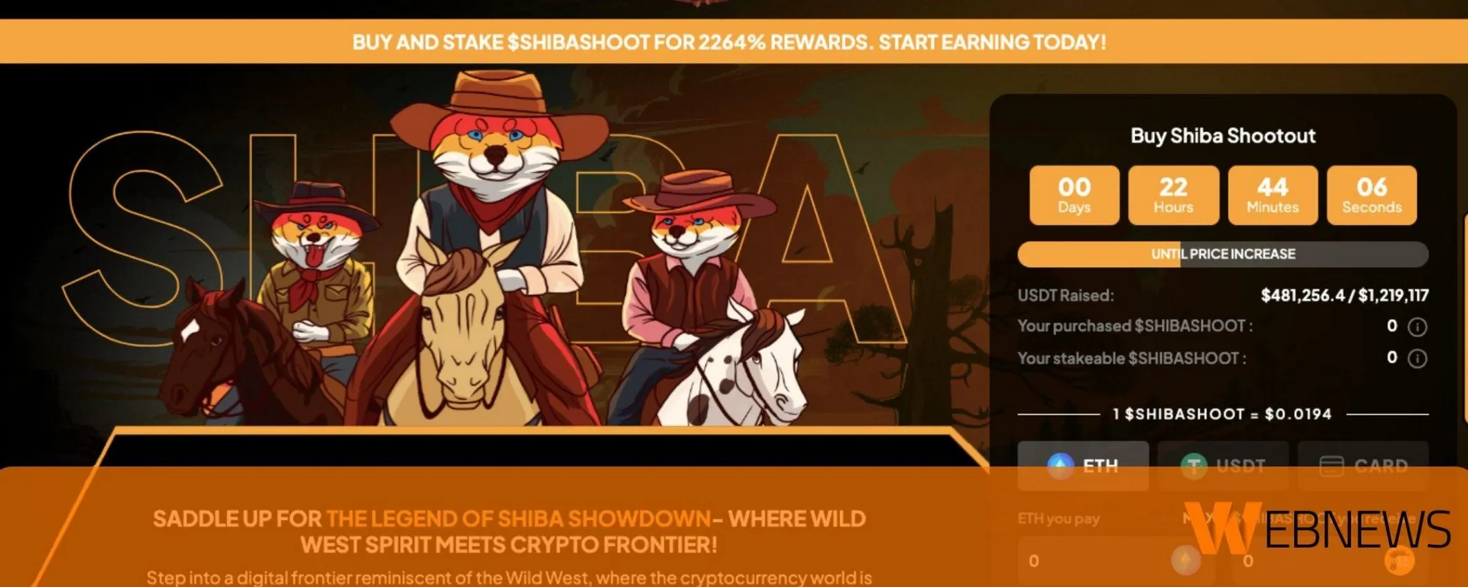 Ecco il prossimo Shiba Inu - Shiba Shootout lancia la sua ICO crypto e si avvicina ai $ 500.000