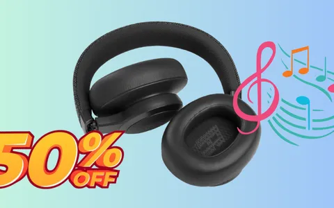 Cuffie over-ear JBL LIVE: con la promo Amazon le paghi la metà