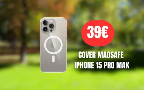 Sconto XL sulla cover MagSafe per iPhone 15 Pro Max: OFFERTISSIMA AMAZON