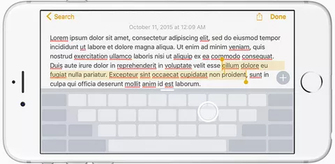Modalità Trackpad su iPhone e iPad: la tastiera diventa (quasi) mouse