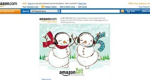 Amazon vende auguri su Facebook